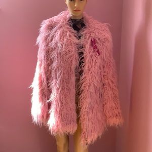 Faux Fur Dolls Kill Hello Kitty Jacket